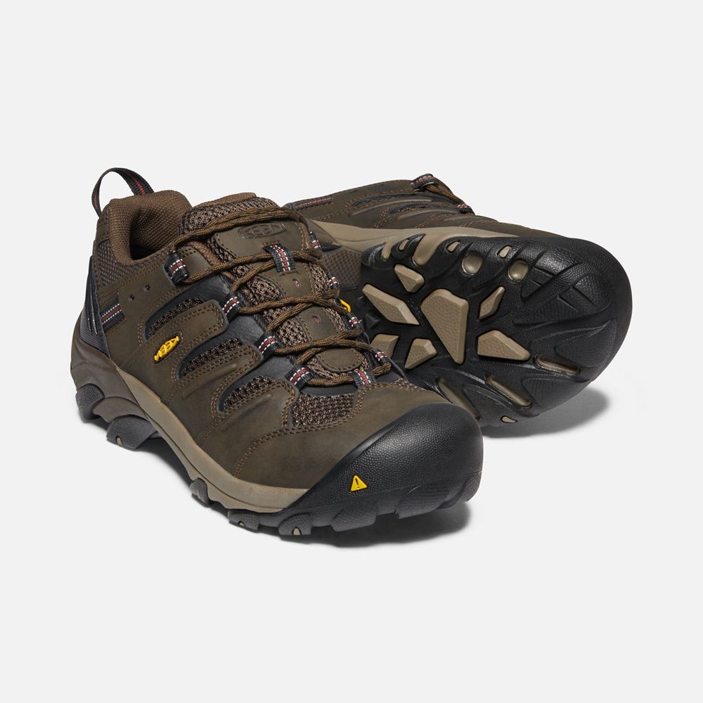 Keen Arbetsskor Herr Bruna - Lansing Låga (Steel Toe) - 150627AQK
